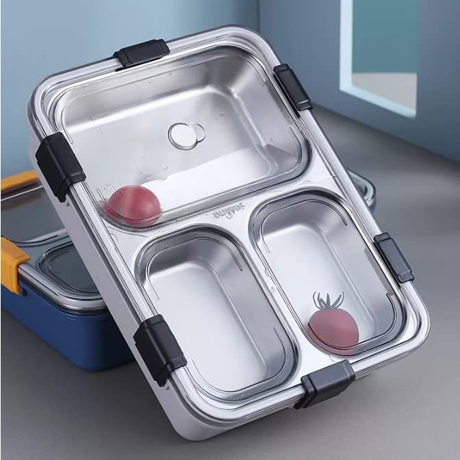 Stainless Steel Lunch Boxes for Kids - Reusable Bento Tiffin Boxes