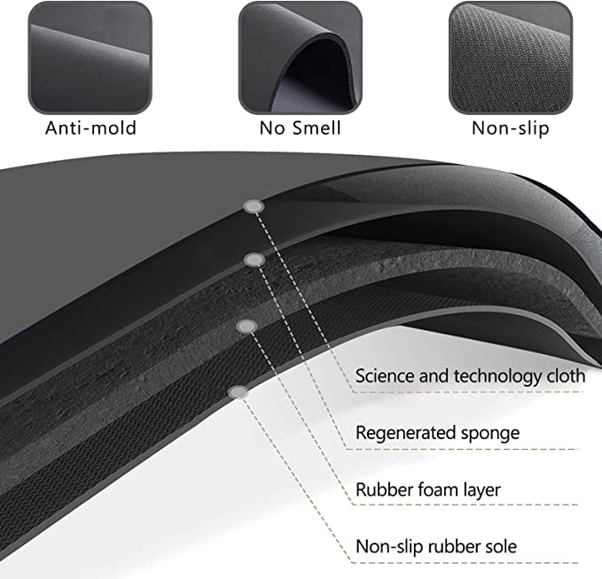 Lightweight & Washable Quick-Drying Mat - Pack of 2