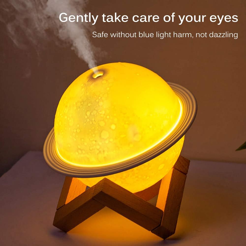 3D Moon Lamp Moonlight Humidifier with Color Changing Night Light