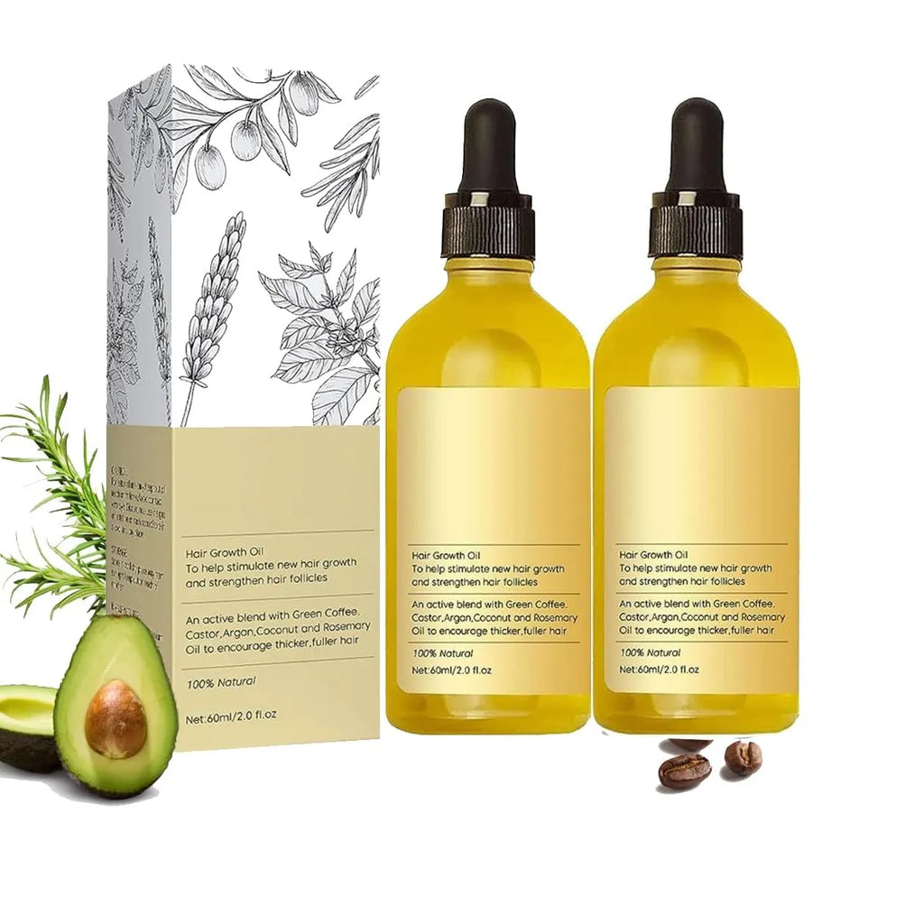 Natural Hair Growth Oil (Pack of 2)
