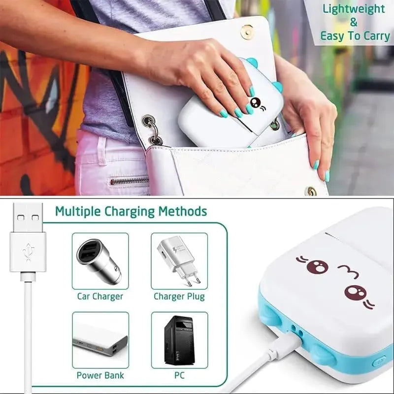 Inkless Bluetooth Pocket Printer