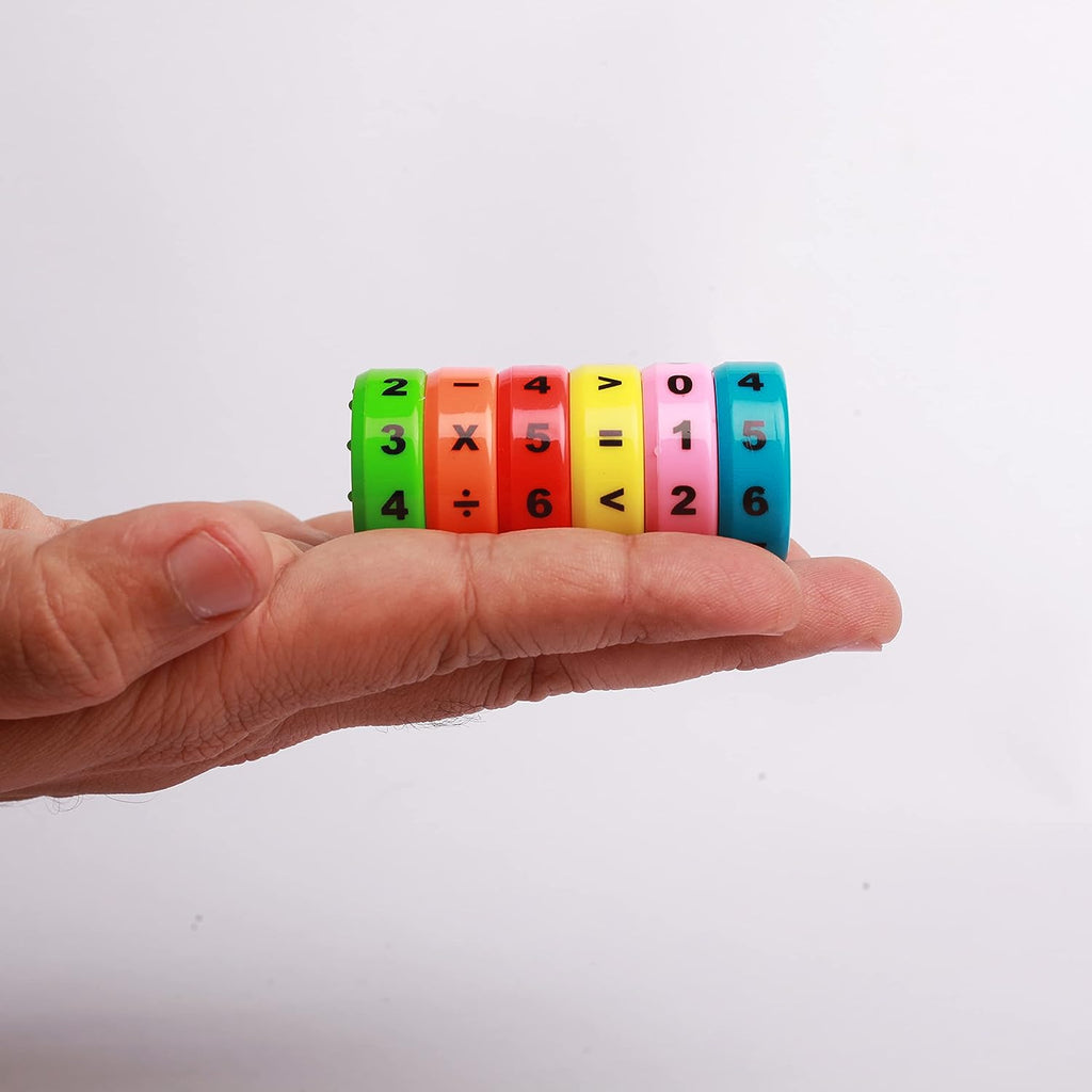 Magnetic Arithmetic Math Learning Toy (Pack of 1 With 6 Blocks)