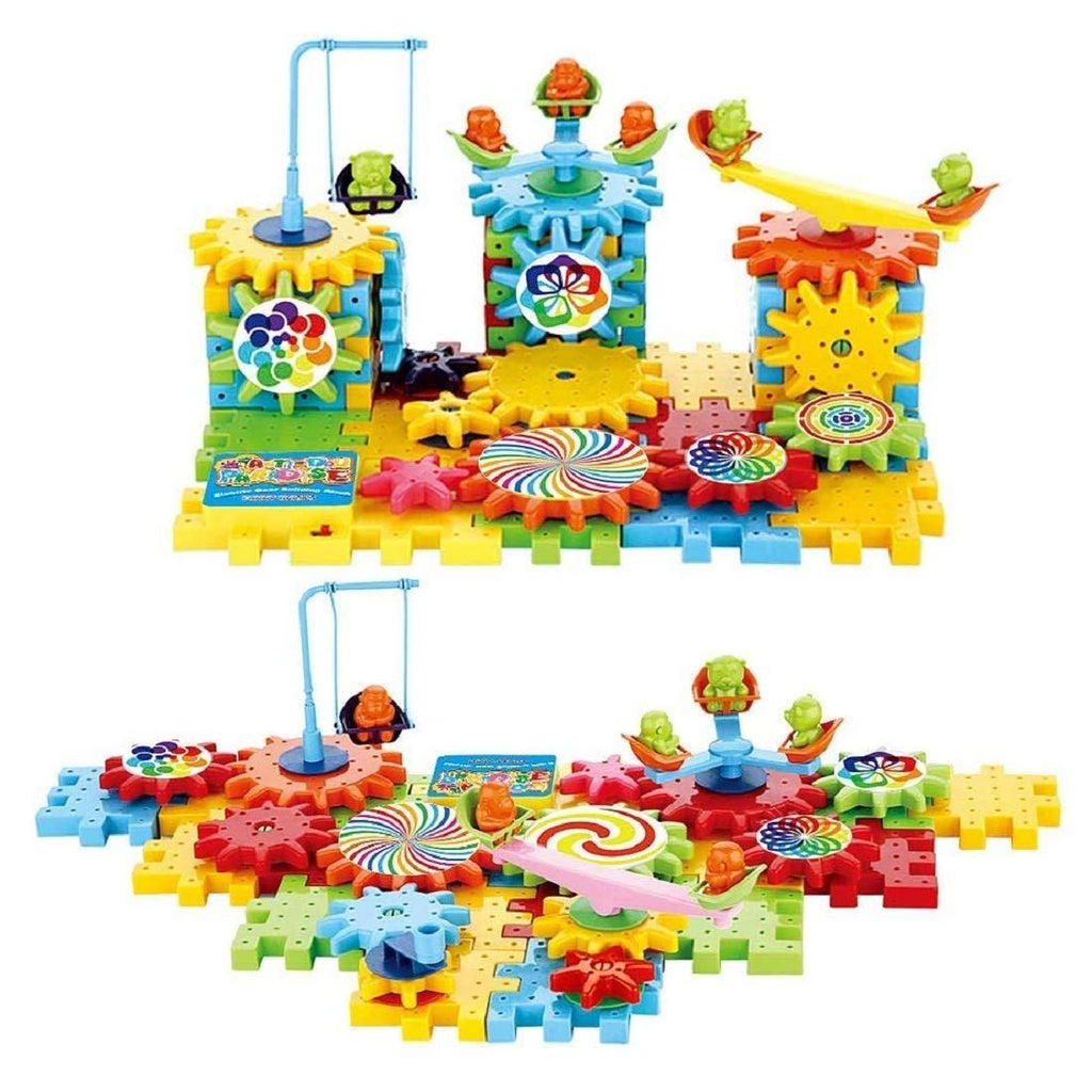 Battery Operated Rotating Building Blocks (81pcs)
