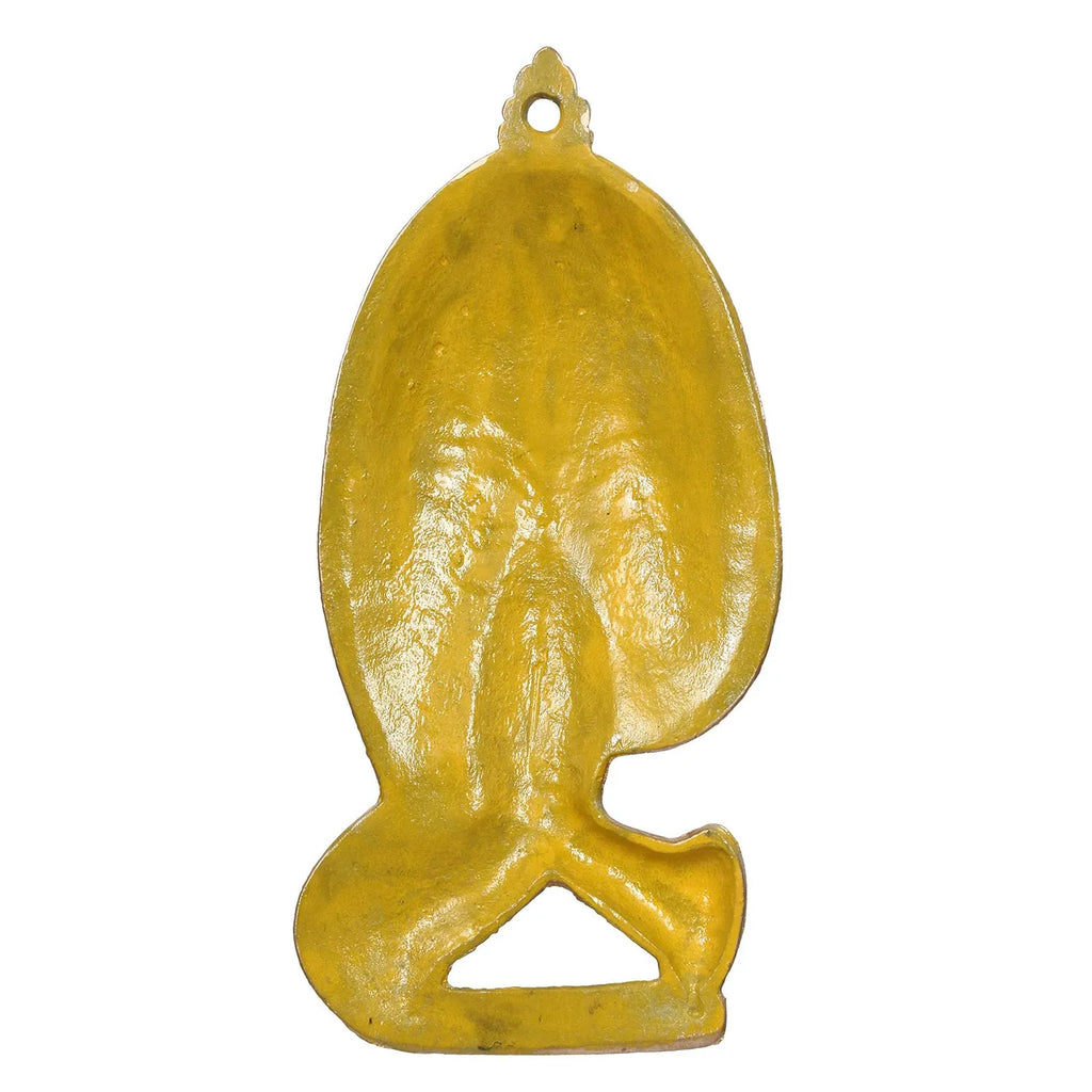 Welcome Lady Metal Colorful Wall Hanging