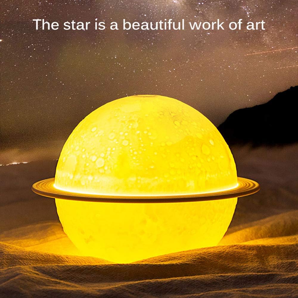 3D Moon Lamp Moonlight Humidifier with Color Changing Night Light