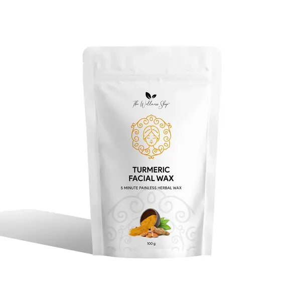 Turmeric Facial Wax - 5 Minute Painless Herbal Wax Powder (100g)