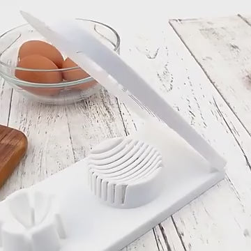 Multi Purpose 2 in1 Boiled Egg Cutter  (1Pcs)