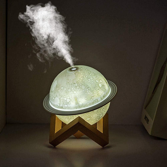 3D Moon Lamp Moonlight Humidifier with Color Changing Night Light