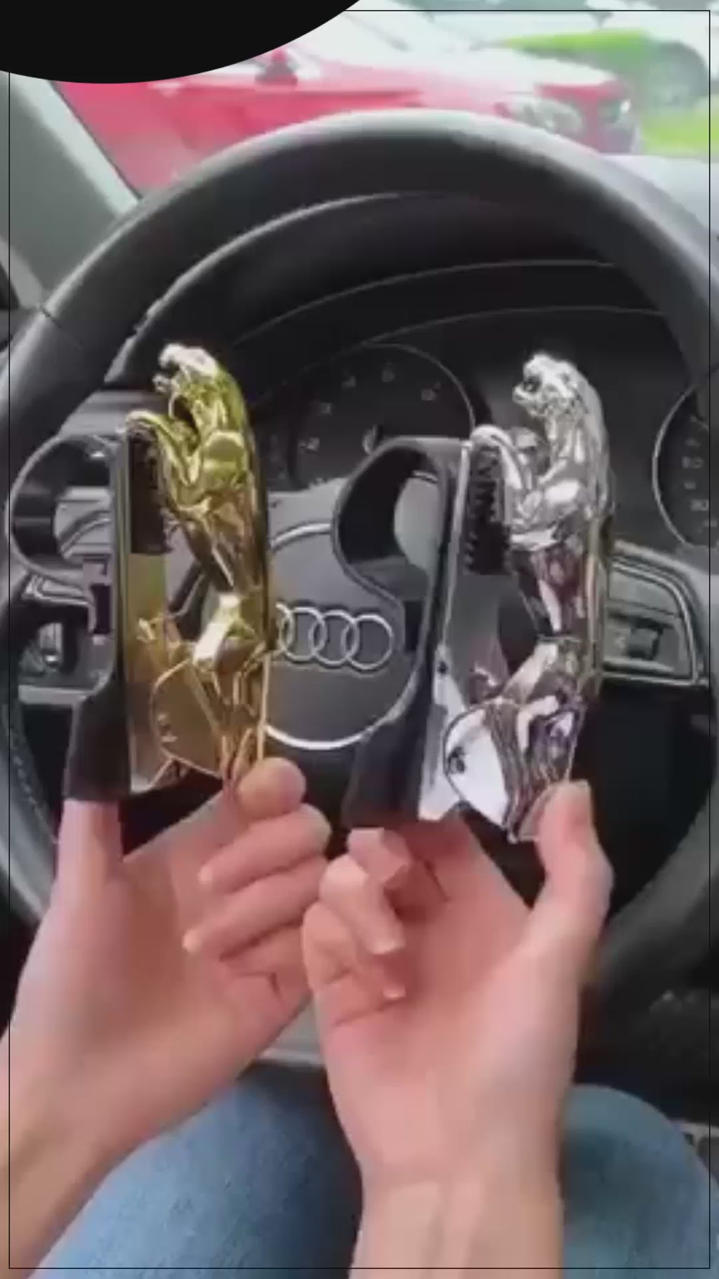 Dashboard Phone Holder- Jaguar Dashboard Phone Holder for Car