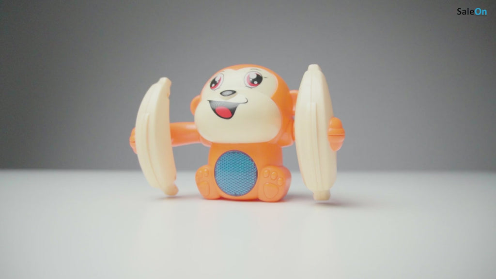 Dancing and Spinning Musical Monkey Toy