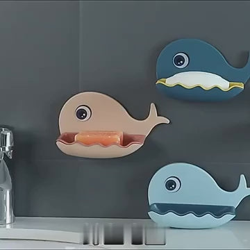 Fish-Shape Soap Dish Holder (Pack of 2)