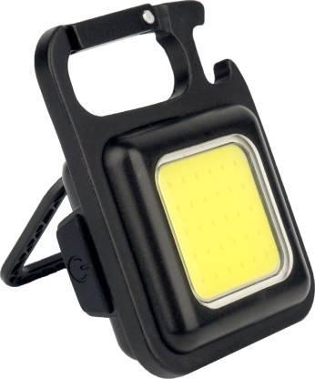 Mini LED COB Flashlight Keychain Light 500 Lumen Rechargeable Flashlights 4 Light Modes Portable Pocket