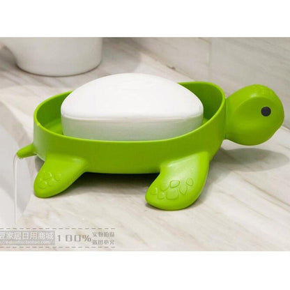Tortoise Shape Storage Soap Bath Strainer Cover Plastic Soap Dish