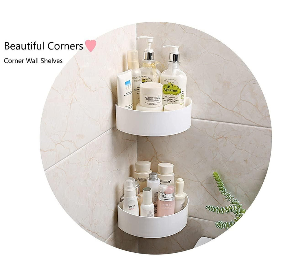 Bathroom Corner Shelves and Cabinets - Set of 2
