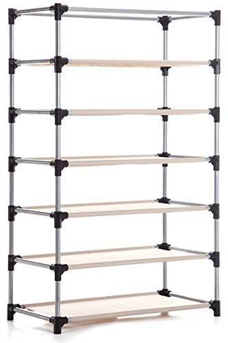 Shoe Rack Stand- 6 Layer Steel Tube And Plastic Dustproof - 6 Shelves