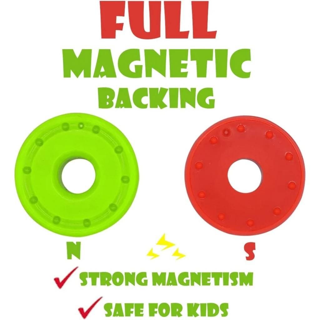 Magnetic Arithmetic Math Learning Toy (Pack of 1 With 6 Blocks)