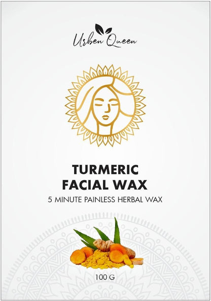 Turmeric Facial Wax - 5 Minute Painless Herbal Wax Powder (100g)