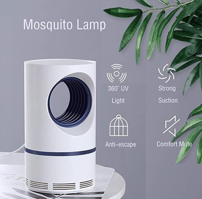 A variety of perspectives capture a mosquito lamp adorned with a plant in an indoor setting. The lamp is shown from different angles, ranging from close-ups of the bulb to wider shots that encompass the entire device. The plant sits atop the lamp, adding a touch of greenery to the scene. The background is obscured but appears to be an indoor space with walls and possibly furniture.