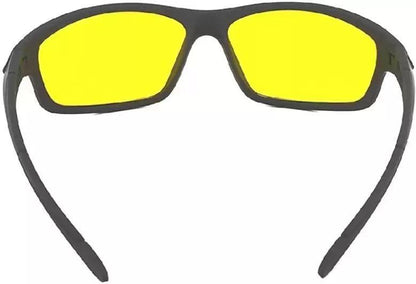 Yellow Driving Easy Day and Night Men's and Women's Sunglasses (Yellow) (pack of 1)