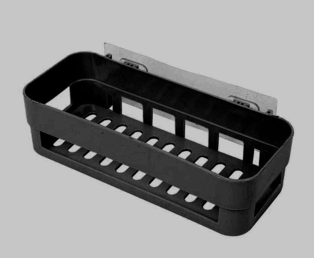Bathroom Shelf and Rack for Home and Kitchen (4 Black Bathroom Shelf)