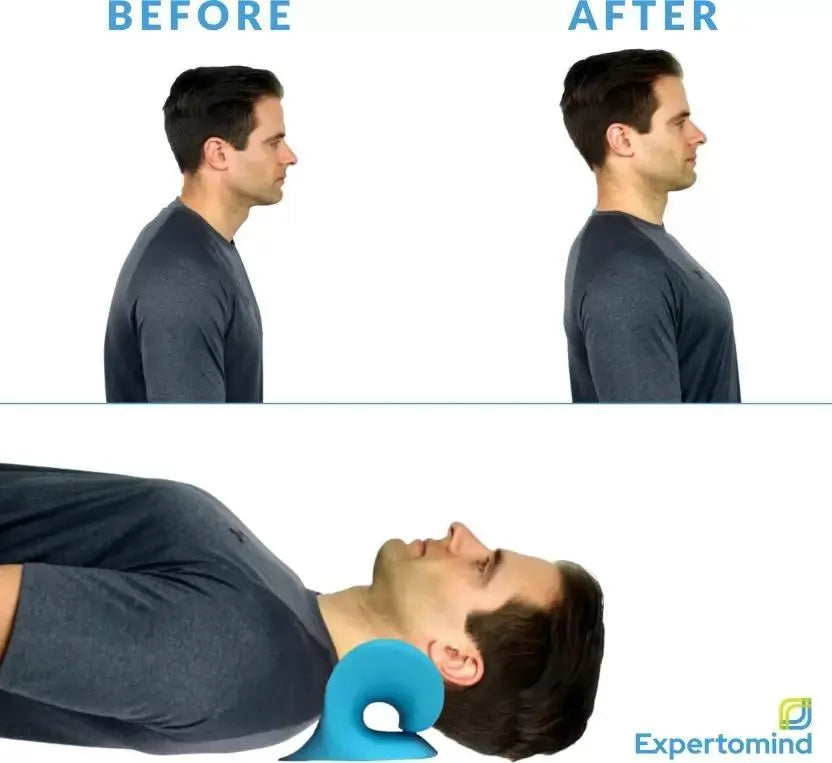 Super Balance Neck & Shoulder Relaxer Pillow | Neck Massage Relaxer