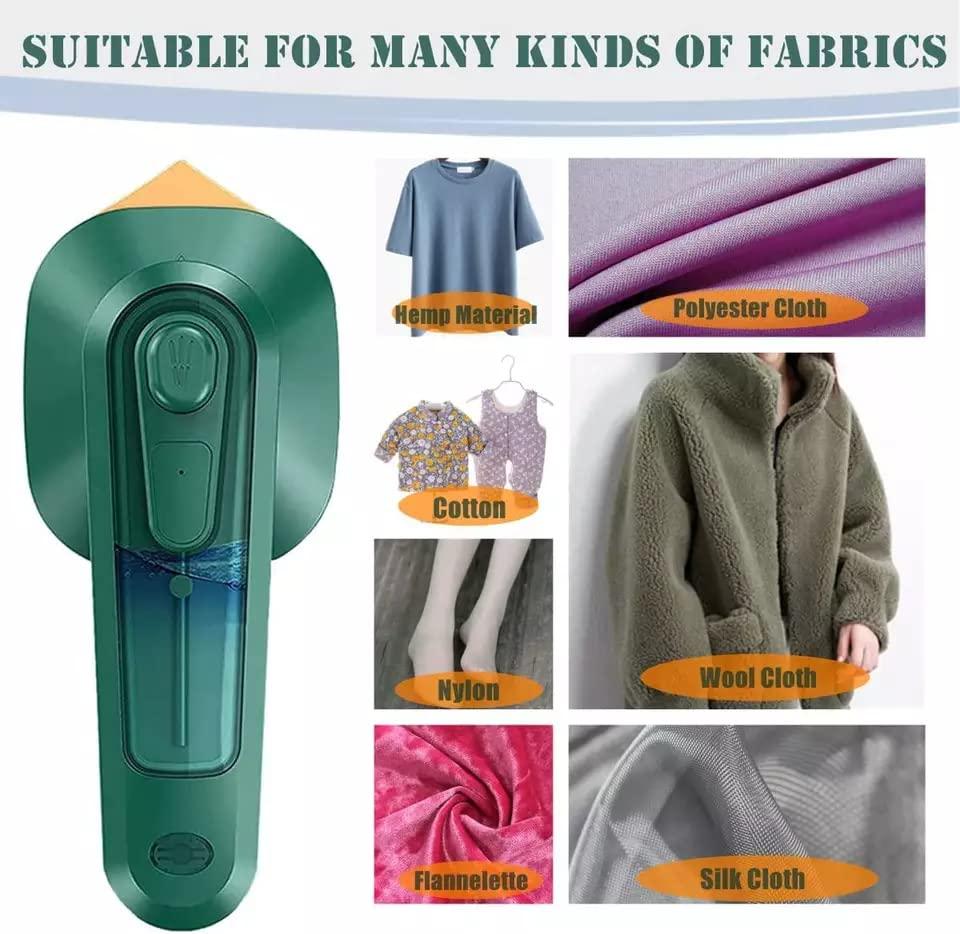 Portable Garment Steamer - Handheld Steam Iron for Travel and Home