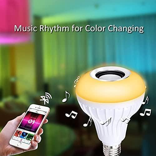 Wireless Speaker Bulb: Smart LED RGB Bluetooth Music Light Bulb