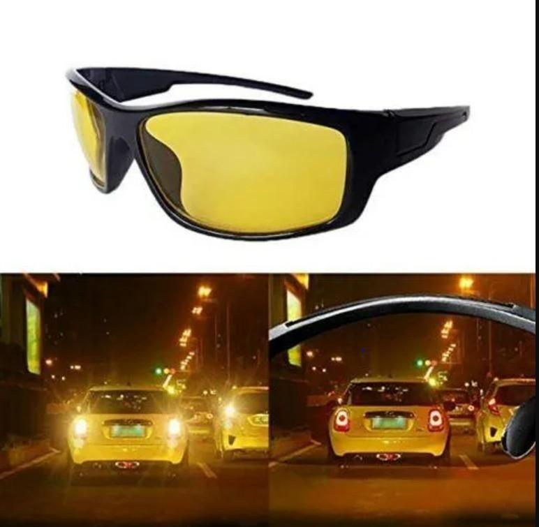 Yellow Driving Easy Day and Night Men's and Women's Sunglasses (Yellow) (pack of 1)