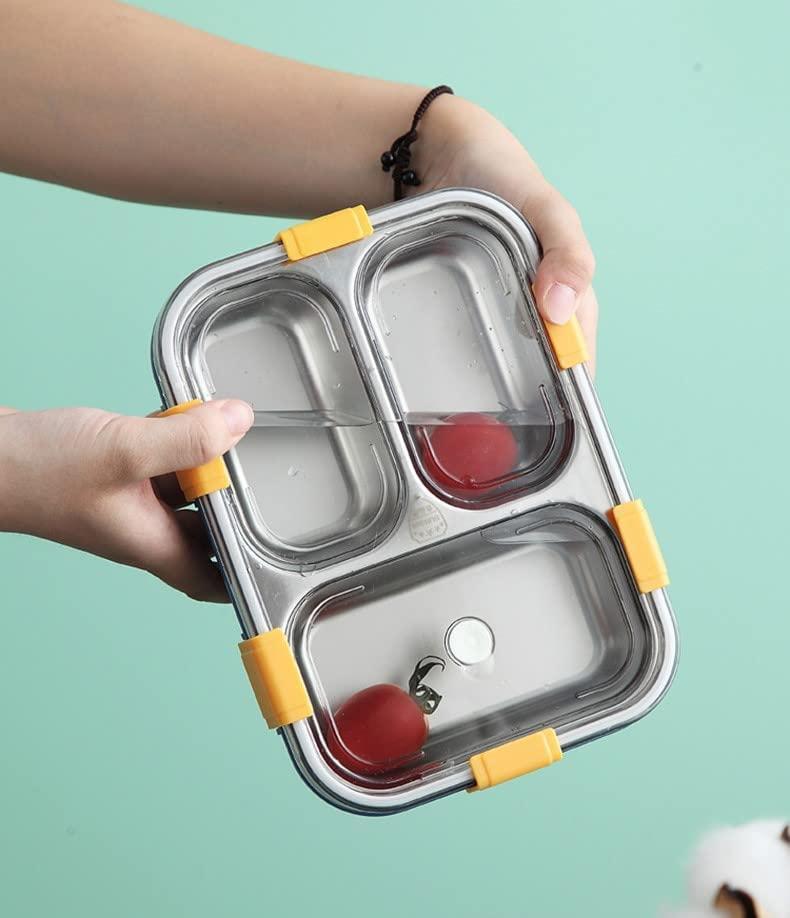 Stainless Steel Lunch Boxes for Kids - Reusable Bento Tiffin Boxes