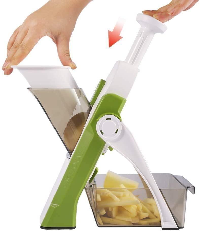 slash Slicer- Slicer for Vegetables, Meal Prep with Thickness, Size Adjustment
