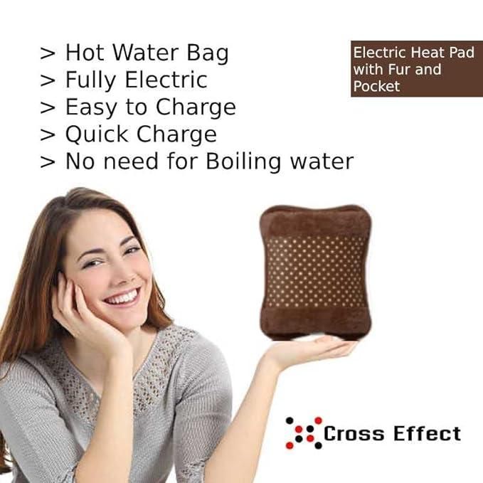 Heat Bags for Pain Relief with Soft Velvet Hand Pocket