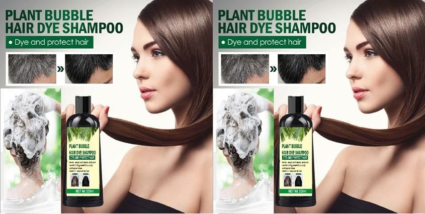 Unisex Natural Hair Dye Shampoo  (200ml) Pack of 2