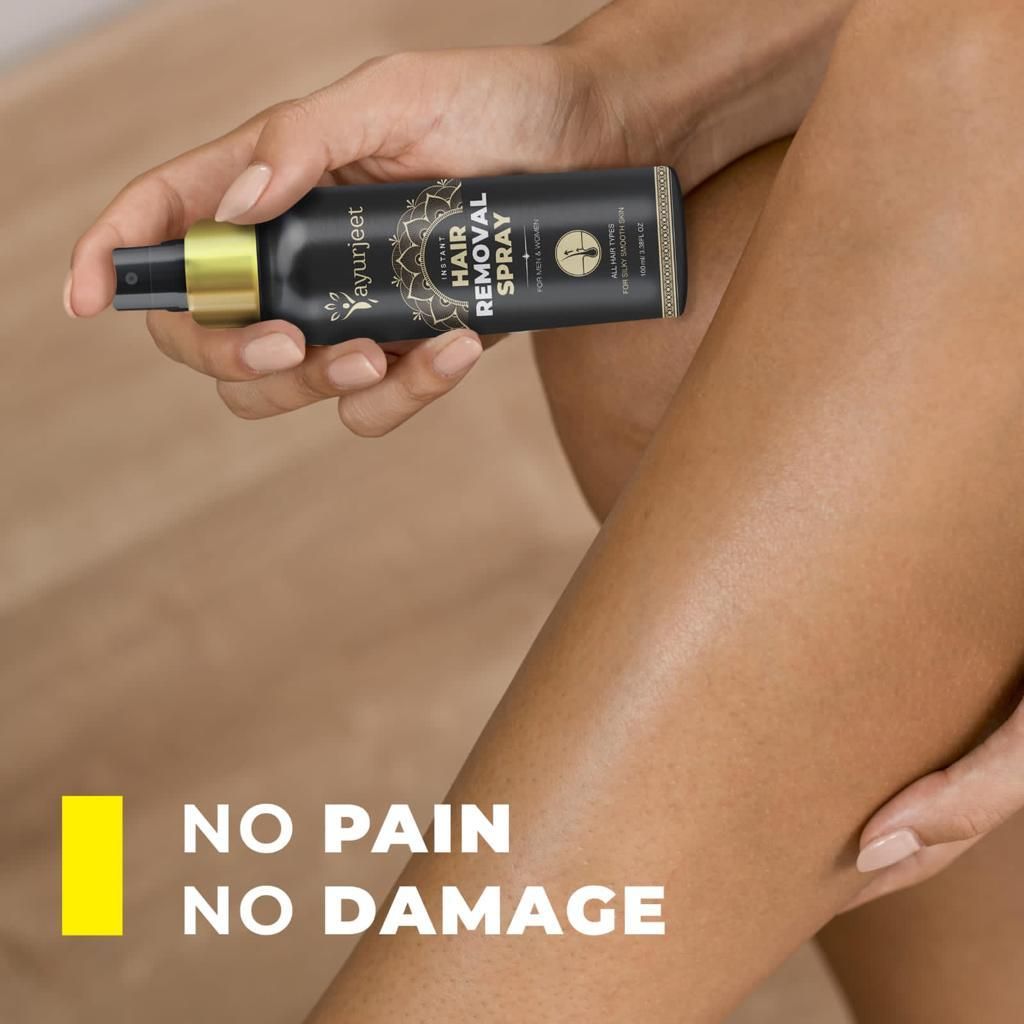 Ayurjeet Herbal Hair Removal Spray Foam