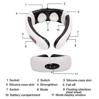 Vishou Electric Neck Massager Relaxation Machine