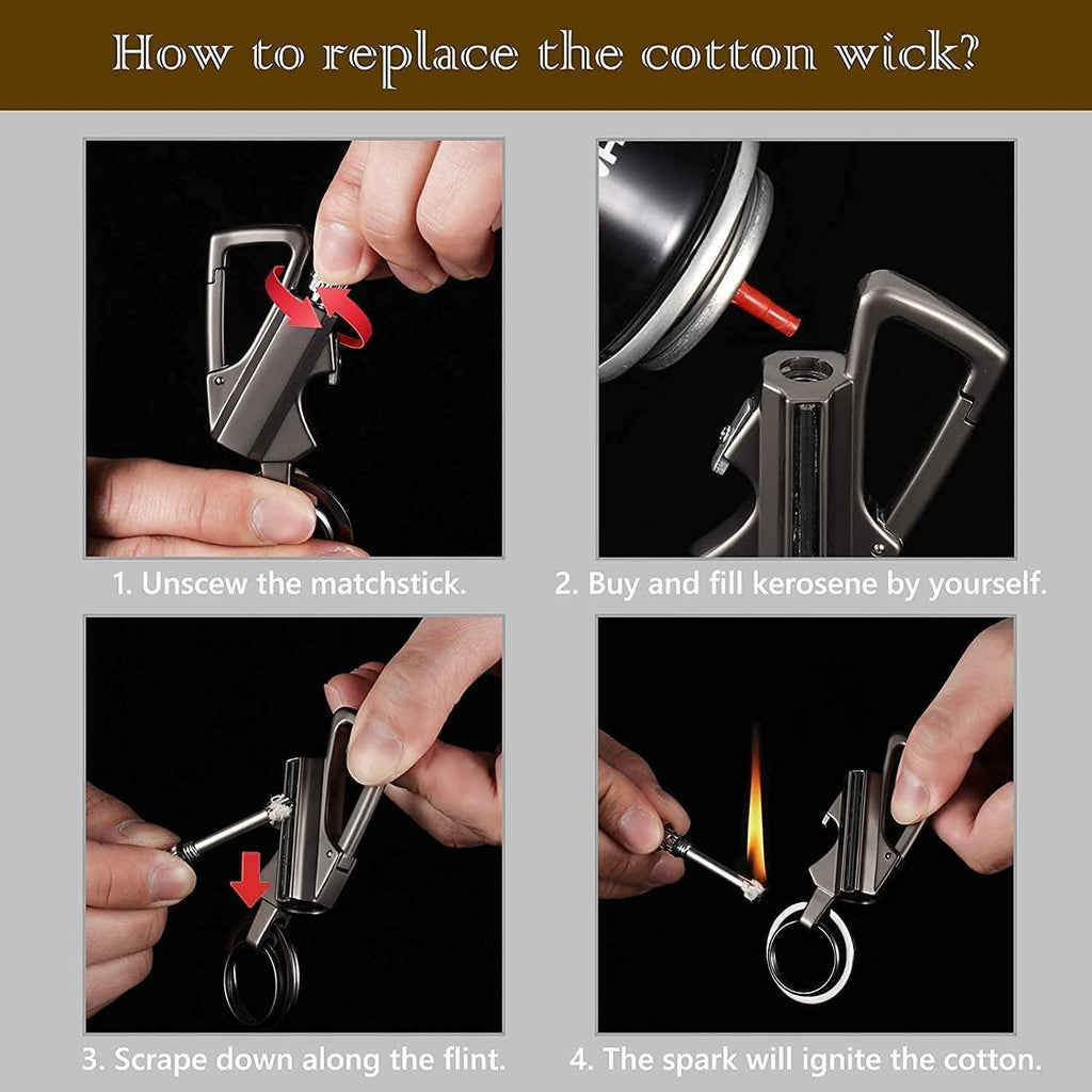 Match Lighter-Jukmen Flame Permanent Match Lighter