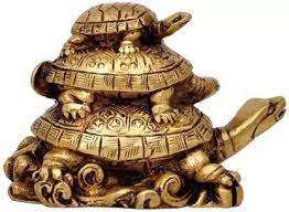 Three Tiered Turtle Tortoise Family For Home Decor - 12 cm