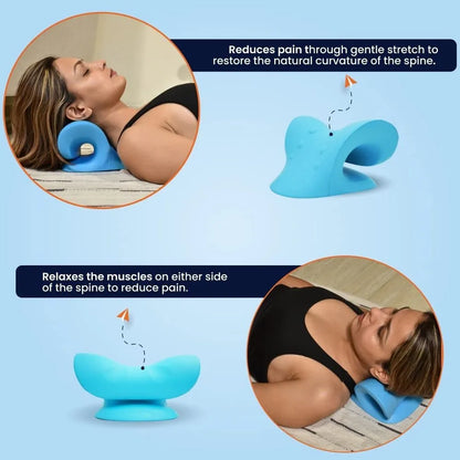 Super Balance Neck & Shoulder Relaxer Pillow | Neck Massage Relaxer
